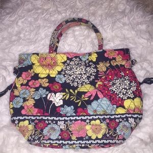 Floral tote bag